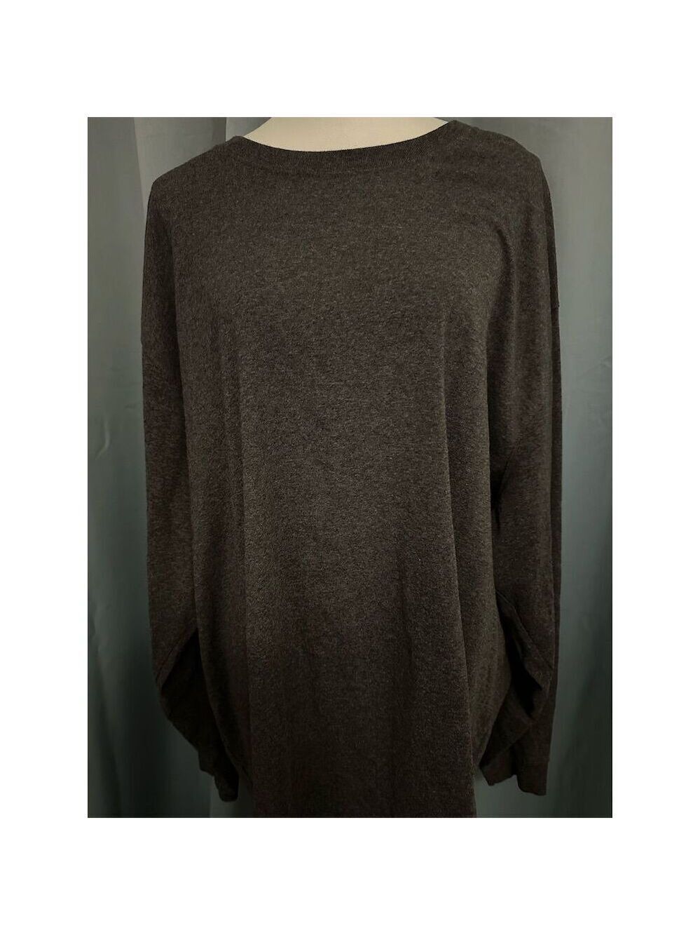 Carhartt Men's 3XL Gray Long Sleeve T-Shirt Crew Neck Relaxed Fit
